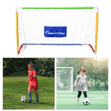Kids Goals Practice Net Football Training Soccer Goal for Indoor Outdoor Sports Game Lawn Garden Backyard Playground