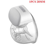 Wearable Electric Single Breast Pump - Hands Free, 8oz/240ml Cup, Ultra-Silent Technology for Breastfeeding Milk Collector