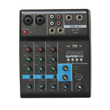 A4 Sound Mi Console Bluetooth Record Computer Playback 48V Phantom Power Delay Repaeat Effect 4 Channels USB Audio Mixer