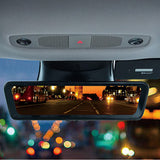 8.2-inch LCD 170-degree wide-angle dual-lens rearview mirror car driving recorder