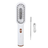 Electric Scalp Applicator Comb Scalp Applicator Massage Comb Red Lighting Microcurrent Accelerate Circulation for Home Use