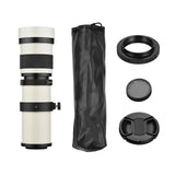 Camera MF Super Telephoto Zoom Lens F/8.3-16 420-800mm T2 Mount w/ Adapter Ring for Nikon AI-mount D50 D90 D5100 D7000