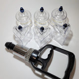 Cups Lose Weight Healthcare 6 Round Heart Shape Thickened Plastic Cup Therapy Vacuum Suction Cupping with Pump