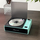 CD Player With Hi-Fi Speakers And Dust Cover WMA.Home Essentials Walkman Portable Cd Players white