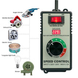 220V Angle Grinder Governor Controller 4000W Hand Drill Polishing hine Fan Stepless Speed Control Switch