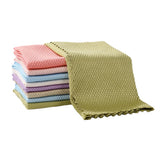 Microfiber Glass Cleaning Cloths Lint Free Rags For Dish Windows Cars Mirrors Polishing -20 Pack