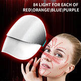 Multifunctional 4-color LED Photon Treatment Home Beauty Machine Firming Acne Wrinkles Rejuvenation Rechargeable Beauty Mask