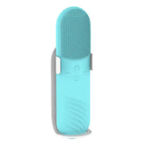 Electric silicone facial cleanser, ultrasonic pore cleaner, facial massager, waterproof household beauty wash brush