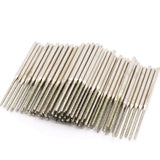 100Pcs 2.0MM Ultra-Long Drilling Emery Diamond Abrasive Bits Peeling Needle A Type Teeth Grinding Burr