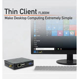 Zero FL200M ux 3.4 OS RDP8.1 Multipoint Server 5USB 1920*1080P ARM Thin Client For Call Center CBT Office