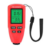 HW-300MINI Coating Thickness Gauge 0-2000UM Measuring Paint Tools Portable Car Coating Thickness Measurer Black