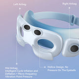 Heating Eye Massager Airbag Massage Eyes Mask with Music Vibration for Migraines Dry Eye Eye Strain Dark Circles Relief Vibrator