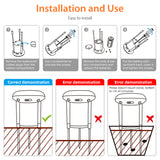Temperature Humidity Meter Tuya Smart Zigbee IP66 Waterproof Soil Planting Sensor APP Real Time Monitor for Garden Lawn