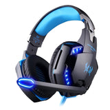 Game cable headphones with condenser microphone, 3.5mm socket, volume control, and sound insulation