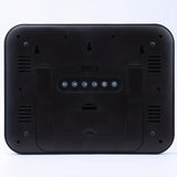 1pc LCD Large-character Clock, Large-screen Perpetual Calendar Desktop Wall Clockwith Button, Time Week Temperature Year Month Day Display Function Alarm Function (without Battery)