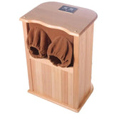 Far Infrared Biospectrum Energy Bucket Foot Bath Dry Sauna with Hemlock Wood Black Tourmaline Electric Stone