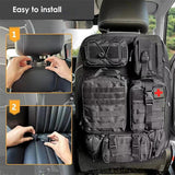 Car Back Organizer Tacticals Accessories Army Molle Pouch Storage Military Outdoor Self-driving Hunting Seat Cover Bag