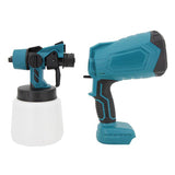 Spray Gun Cordless High Power Electric Paint Sprayer for Makitas 18V Battery 1L Charge Display