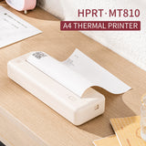 HPRT MT810 A4 Paper Thermal Printing Wireless BT Connect Compatible with iOS and Android Mobile Photo Printer