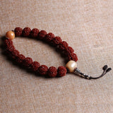 Nepalese Machine Brushed Small King Kong Bodhizi Bracelet