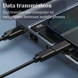 Portable Multifunctional Data Storage Box, 60W Fast Mobile Phone Holder, Charging Cable Set, Multi Head Conversio