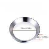 1pc 51mm 54mm 58mm Coffee Dosing Ring Precision Stainless Steel Coffee Funnel Strong Compatibility Coffee Dosing Rings