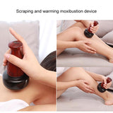 Bianstone Warm Moxibustion Instrument Massager Scraping Whole Body With Electric Heating Compress On The Abdomen And Back