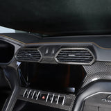 1 PCS Car Central Control Air Conditioning Outlet Frame Carbon Fiber Replacement For Lamborghini URUS 2018-2021