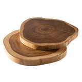 1PCS Cutting Board Fruit Chopping Board Kitchen Chopping Board Acacia Wood Irregular Shape Cutting Board Kitchen Supplies