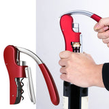 Professional Zinc Alloy Power Wine Opener Bottle Corkscrew Opener Built-in Foil Cutter Premium Rabbit Lever Corkscrew for Wine