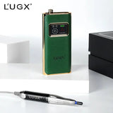 Lugx OEM/ODM New Model Microfiber Leather Rechargeable Portable 35000 Rpm Coreless Nail Drill