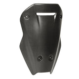 Motorcycle Headlight Fairing Matte Black Plain Grain Carbon Fiber Weather Resistant Motorcycle Front Windshield for Motorbike