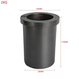 Graphite crucible Gold Sliver Melting Furnace accessories Jewelry melting crucible Jewlery casting tools Capacity 1KG/2KG/3/4KG