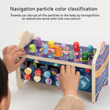 Colorful Wooden Whack-A-Mole Kids Baby Girl Boy Toys Hand Knocking Toy Multifunctional Hamster Game