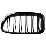 Top-6X Grill Grille Gloss Black Kidney Sport For F10 F18 F02 F11 M5 10-15 Dual Slat