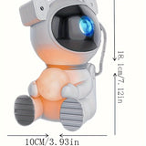 1pc Astronaut Light Projector,Star Projector Light,Ceiling Projection Lamp With Timer