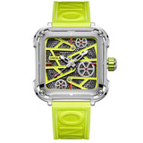 ONOLAWatch Men Skeleton Automatic Mechanical Watch Gold Skeleton Vintage Man Watch Mens Watches Top Brand Luxury часы мужские