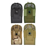 Mobile Radio Walkie Talkie Pouch Waist Holder Pocket Portable Interphone Holster Carry Bag for Hunting Climbing Camping