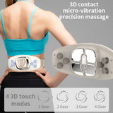 High-Frequency EMS Pulses Wireless Massager with Infrared Heating - Massageador Muscular Relief for Back, Abdominal or Waist Pain Belt.