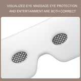 Smart Eye Massager Airbag Vibration Eye Care Instrument Hot Compress Bluetooth Music Eye Massage Glasses Fatigue Pouch Wrinkle