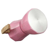 4X Latte Mocha Italian Moka Espresso Cafeteira Percolator Pot Stovetop Coffee Maker 300Ml Pink