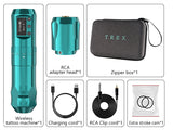 Wireless Tattoo Machine Adjustable Stroke Rotary Cartridge Tattoo Pen with1800mAh Power Coreless Motor for Tattoo Artist