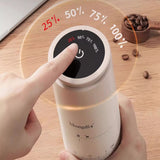 New 1500mAh Electric Externally Adjustable Type-C Charging Burr Grinder Bean Grinding hine Coffee Maker