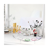 4 Pack 3 Tier Clear Holder,Half Moon Cupcake Stand, Acrylic Risers Stand,Dessert Stand for Display