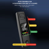 A20 Portable Alcohol Tester High Sensitivity Breathalyzer HD Display Non-Contact Type-C Charging 200mAh Battery Accessories