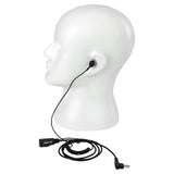 walkie talkie roll up earphones, earplug type in type, K-head/M-head dual needle, left and right ear universal