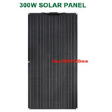 600W 18V Flexible Monocrystalline Solar Panel Kit - Complete System for Home, Car, Boat, RV, and Camper. 12V Battery Charger