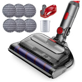 Electric Head for Dyson V7 V8 V10 V11 V15 Vacuum Cleaner, Mop Attachment with LED Headlights Water Reservoir