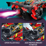 Dual Remote Drift Rc Led Light Music 2.4g Gloves Gesture Radio Control Spray Stunt Car 4wd Electric Children Toys