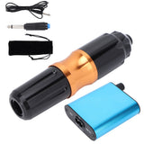 Tattoo Pen Kit Tattoo Machine Power Supply 90‑265V Powerful Motor Black Tattoo Machine Kit Portable with Storage Box for